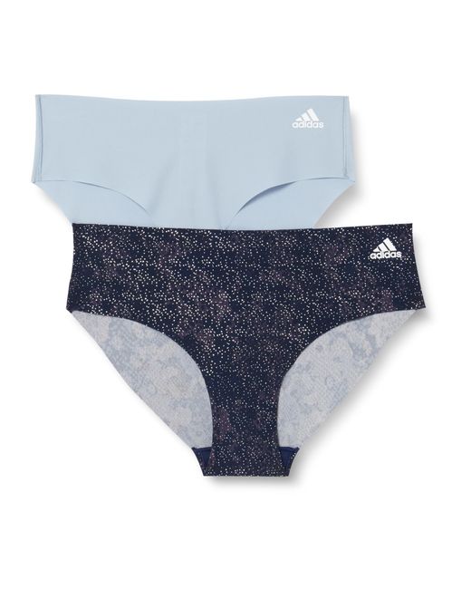 Adidas Blue Sport Micro Cut Free Hipster Panty