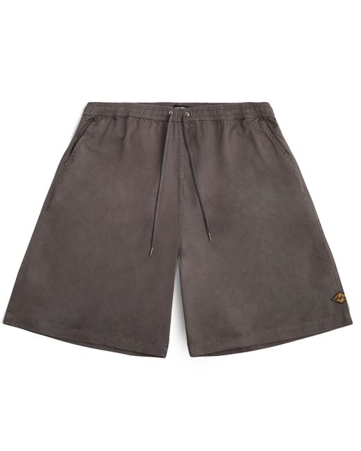Billabong Gray Big And Tall Shorts For – Twill Drawstring Casual Shorts For for men