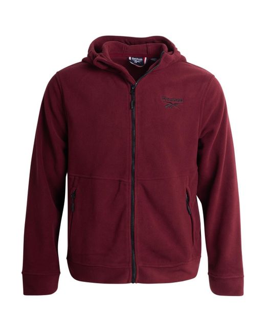 Reebok jacket 2024 mens red