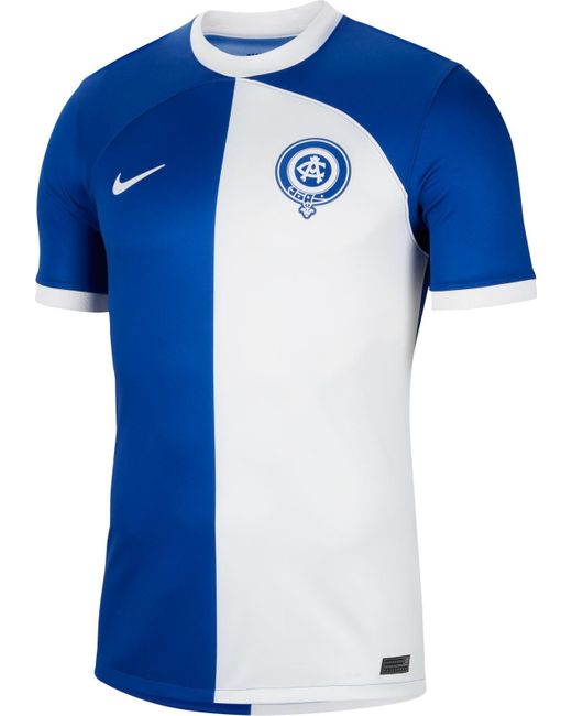 ATM M Nk DF Stad JSY SS AW Top Nike de color Blue