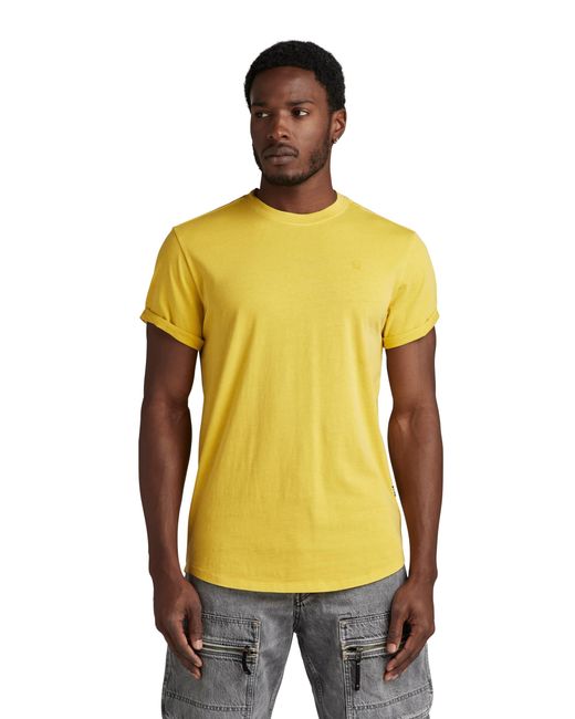 G-Star RAW Yellow Lash R T-shirt for men
