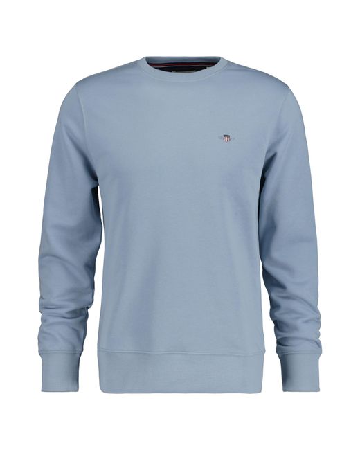 Gant Blue Reg Shield C-neck Sweat Sweatshirt for men