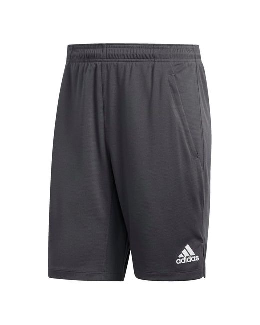 Adidas Gray Standard Aeroready Designed 2 Move All Set 9-inch Shorts for men