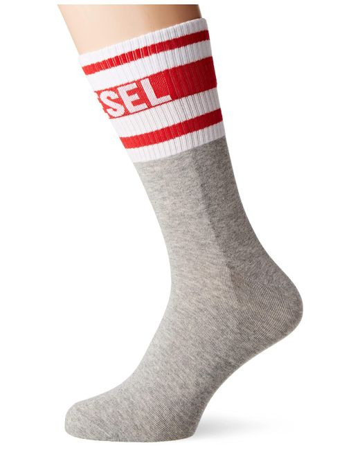 DIESEL Gray Skm-ray Socks for men