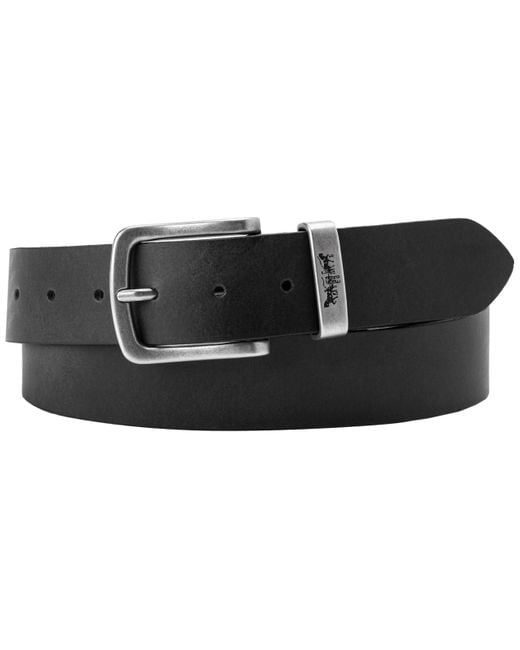 Levi's Metal Two Horse Keeper Ov Normal Buckle 100 Bovine Leather Belt in Black für Herren