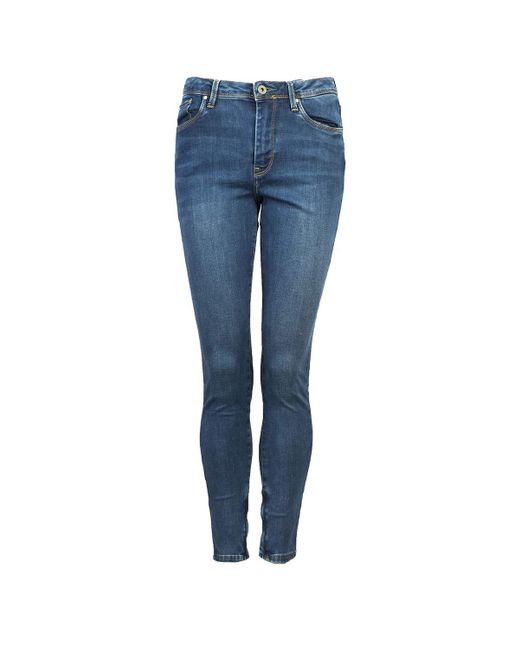 Pepe Jeans Blue Jeanshose Cher High Skinny Ankle Zip