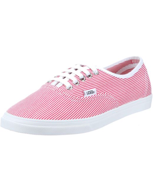 Vans Adult Authentic Lo Pro Red/true White Trainer Vgyq5qf 7 Uk,8 Us - Save  3% - Lyst