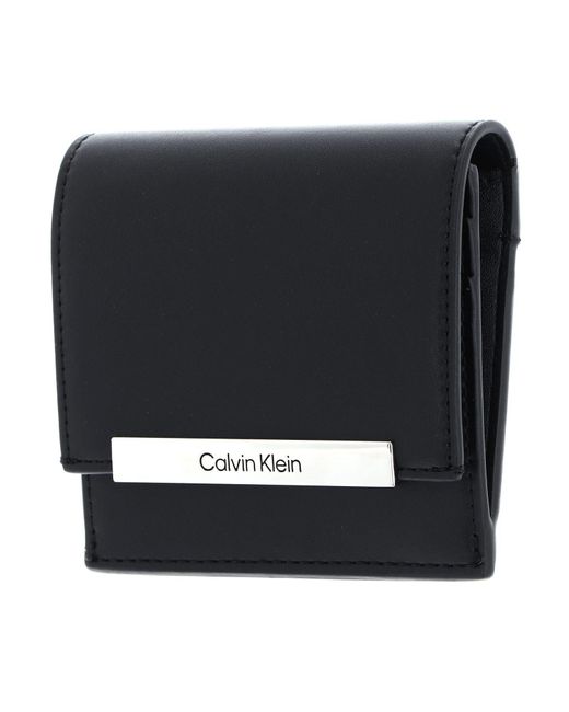 Calvin Klein CK Linear Trifold Wallet CK Black