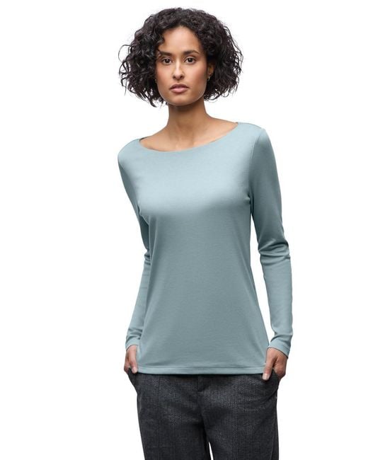Street One Blue 3228737 Basic Langarmshirt