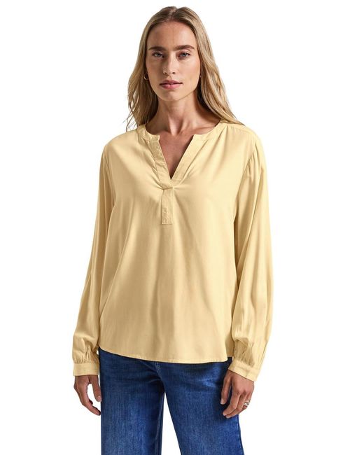 Street One Natural 3412056 Split Neck Tunika