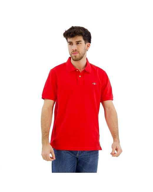 Gant Piqué-Poloshirt Bright Red XXL für Herren