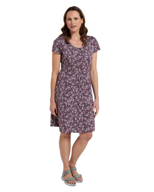 Mountain Warehouse Purple Lightweight & Breathable With Stylish Print - Best For Spring