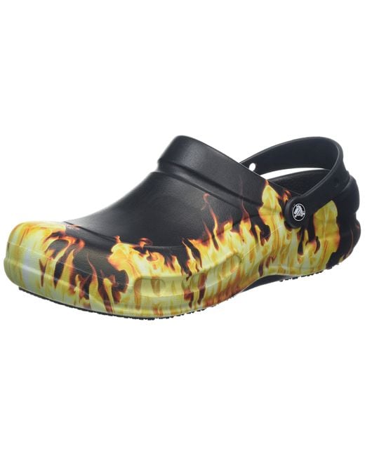 bistro flame crocs
