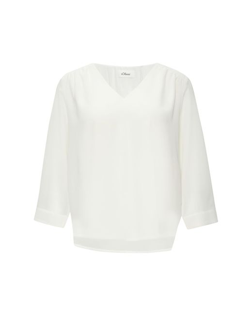 S.oliver White 2151225 Bluse