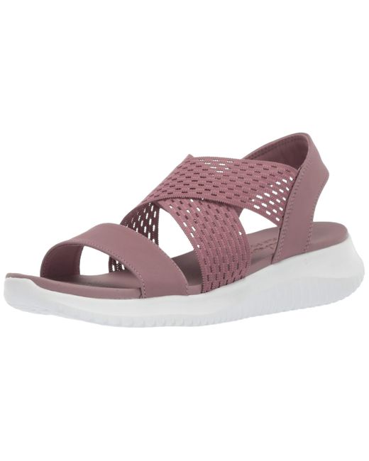 skechers purple sandals
