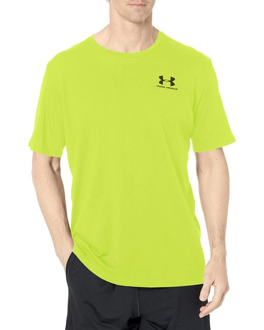 Sportstyle-Maglietta a iche Corte Graph di Under Armour in Yellow da Uomo