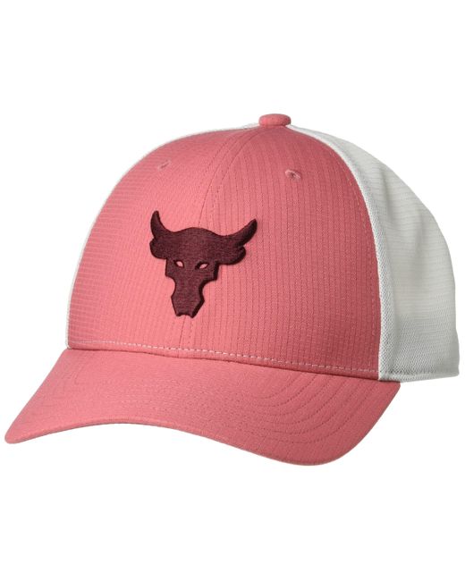Under Armour Project Rock Trucker in Pink for Men Lyst UK
