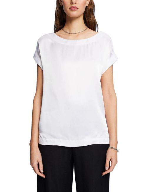 Esprit White 043eo1k310 T-shirt