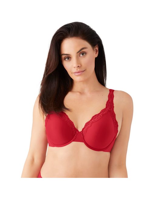 Wacoal Red Plus Size Softly Styled Full Figure Underwire Bra