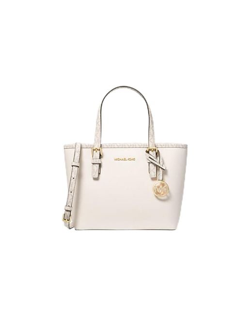 Borsa da viaggio piccola convertibile con cerniera di Michael Kors in Natural