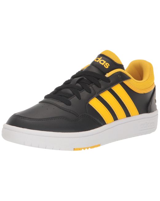 adidas Originals Hoops 3.0 Low Sneaker in Black for Men | Lyst