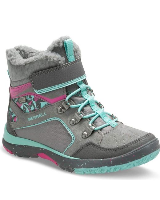 Merrell Blue Ml-g Moab Polar Waterproof "grey" Mc57100