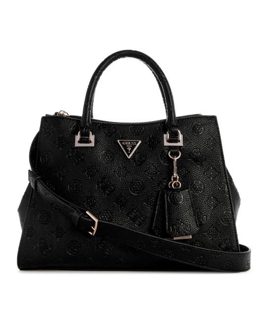 Guess Black Cresidia Society Satchel