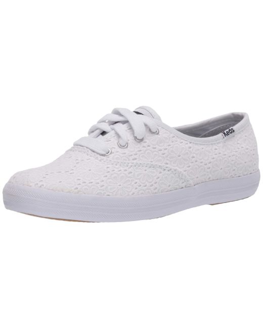 keds white eyelet sneakers