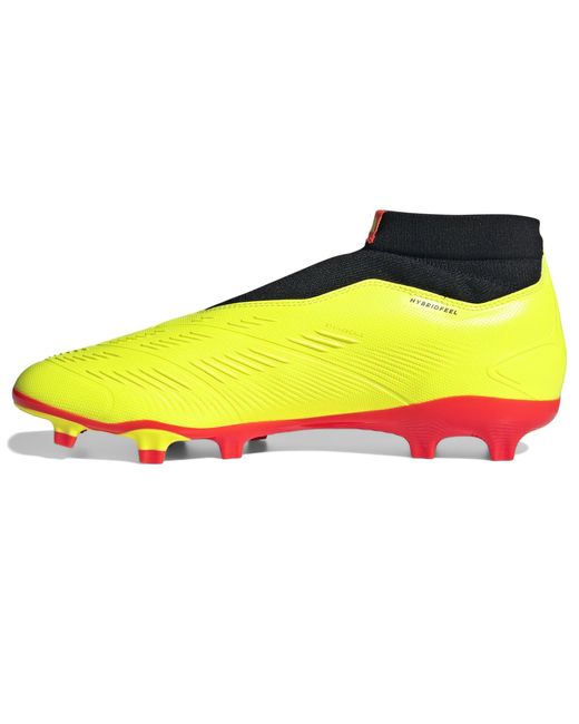 Adidas Yellow 24 League Laceless Firm Ground Sneaker