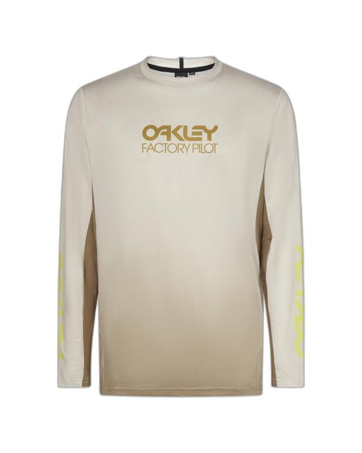 Oakley Maven Coast Langarm-Trikot für 2.0 in Natural für Herren