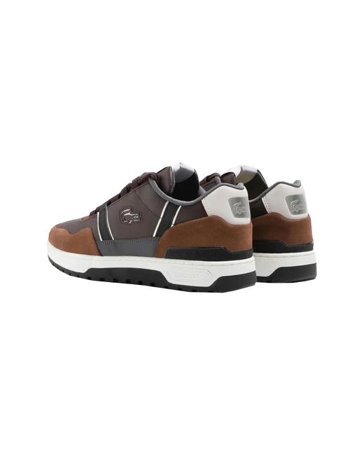 Lacoste Brown T-clip Winter 223 2 Sma Leather Trainers for men