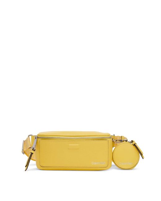 Calvin Klein Yellow Millie Novelty Belt Bag