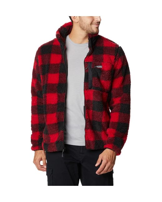 Columbia Red Winter Passtm Printed Fleece Jacket for men