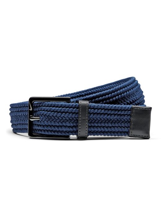 nike stretch woven belt navy