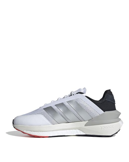 Adidas S Avryn Road Running Shoes White/silver 6.5