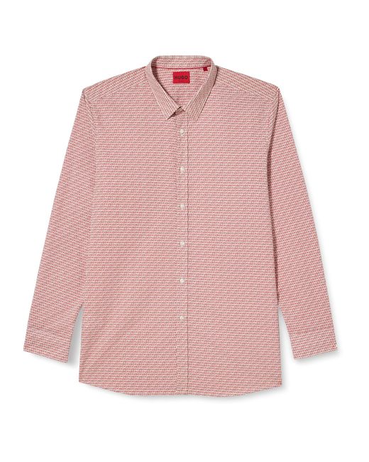 HUGO Pink Elisha02 Shirt for men