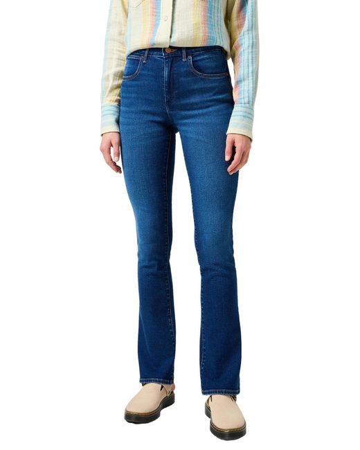 Wrangler Blue Bootcut Jeans