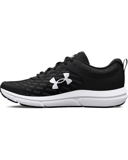 Under Armour Black Charged Assert 10 Running Shoe, for men