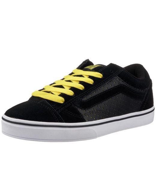 Chaussures de Skateboard No Skool 2 Perf Polka pour Vans en coloris Black