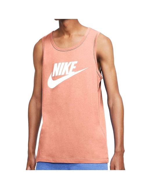 Nike Icon Futura Tanktop in Pink für Herren