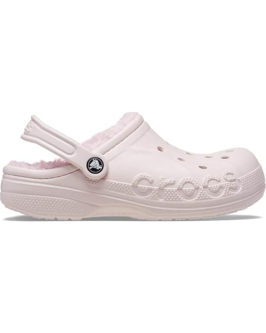 CROCSTM Black Baya Lined Clog Barely Pink/multi Size 8 Uk / 9 Uk