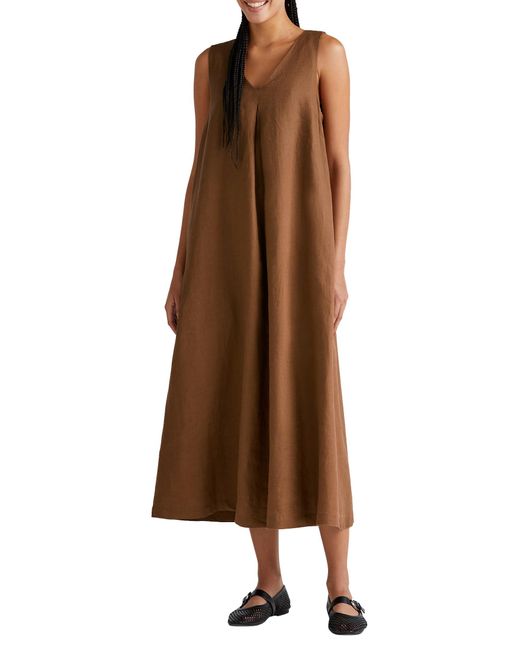 Benetton Brown Vestito 4aghdv07c Kleid