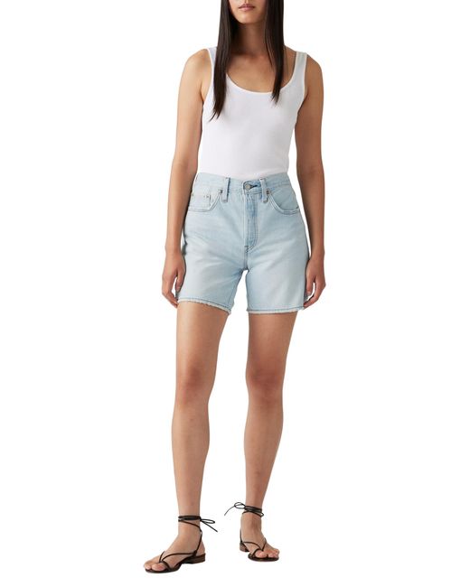 Levi's 501 Mid Thigh Short Lw Make Memorable S in het Black