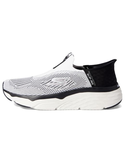 Skechers Max Demping Slip-ins-athletic Slip-on Hardloopschoenen Met Memory Foam Sneaker in het Black voor heren