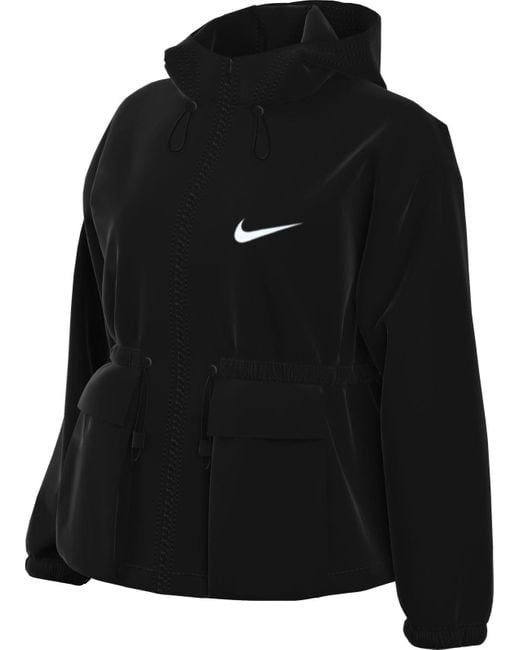Damen Sportswear Trend Woven JKT Veste Nike en coloris Black