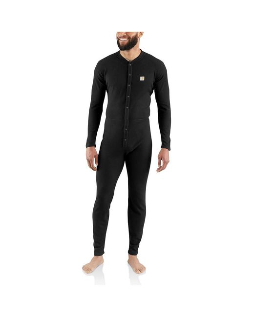 Carhartt Black Force Classic Thermal Base Layer Union Suit for men