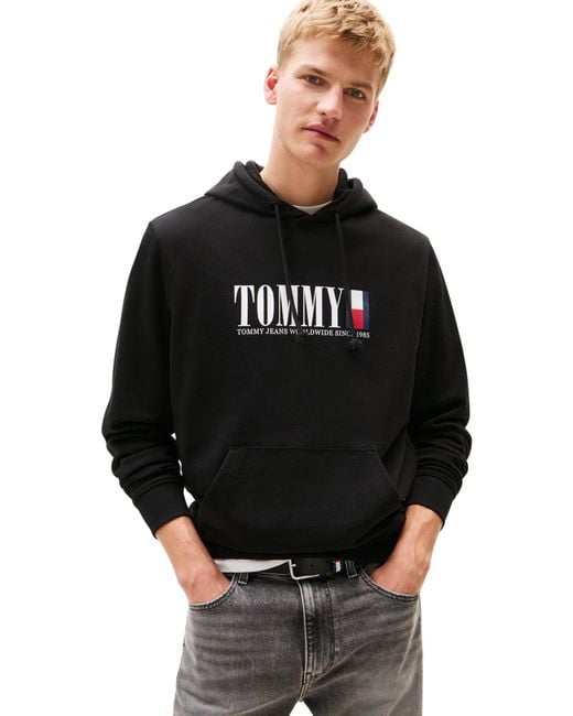 Tommy Hilfiger Hoodie Graphic mit Kapuze in Black für Herren