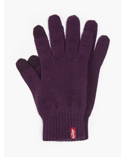 Levi's Purple Ben Touch Screen Gloves