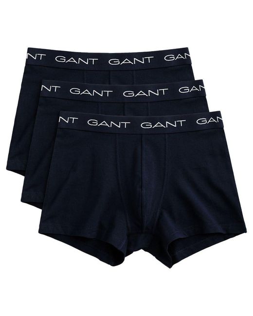 Gant Blue 900013003 Sip Boxer 3 Units X An for men