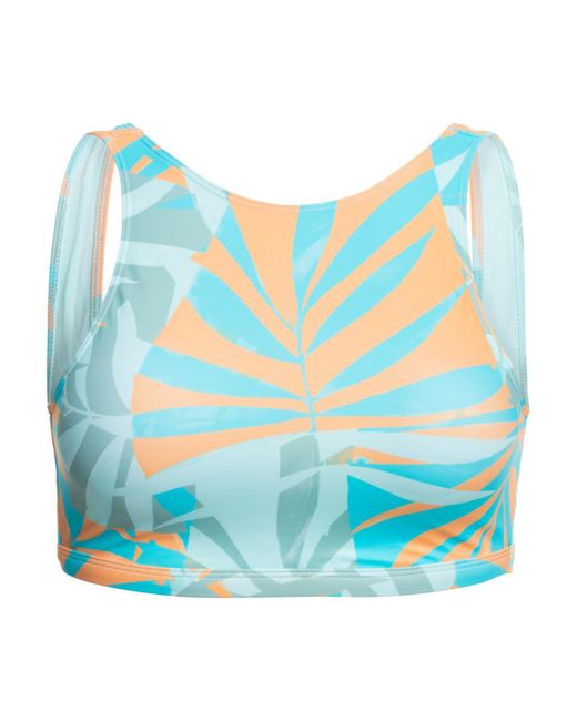 Roxy Blue Crop Bikini Top for - Crop-Bikinioberteil - Frauen - S